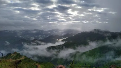 Malibu Creek State Park with fog
